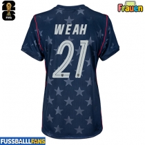 Vereinigte Staaten Timothy Weah #21 Auswärtstrikot Frauen WM 2026 Kurzarm